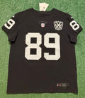 Brock Bowers Las Vegas Raiders Jersey #89 Nike Vapor Fuse Elite Black Size 44 (L) NFL