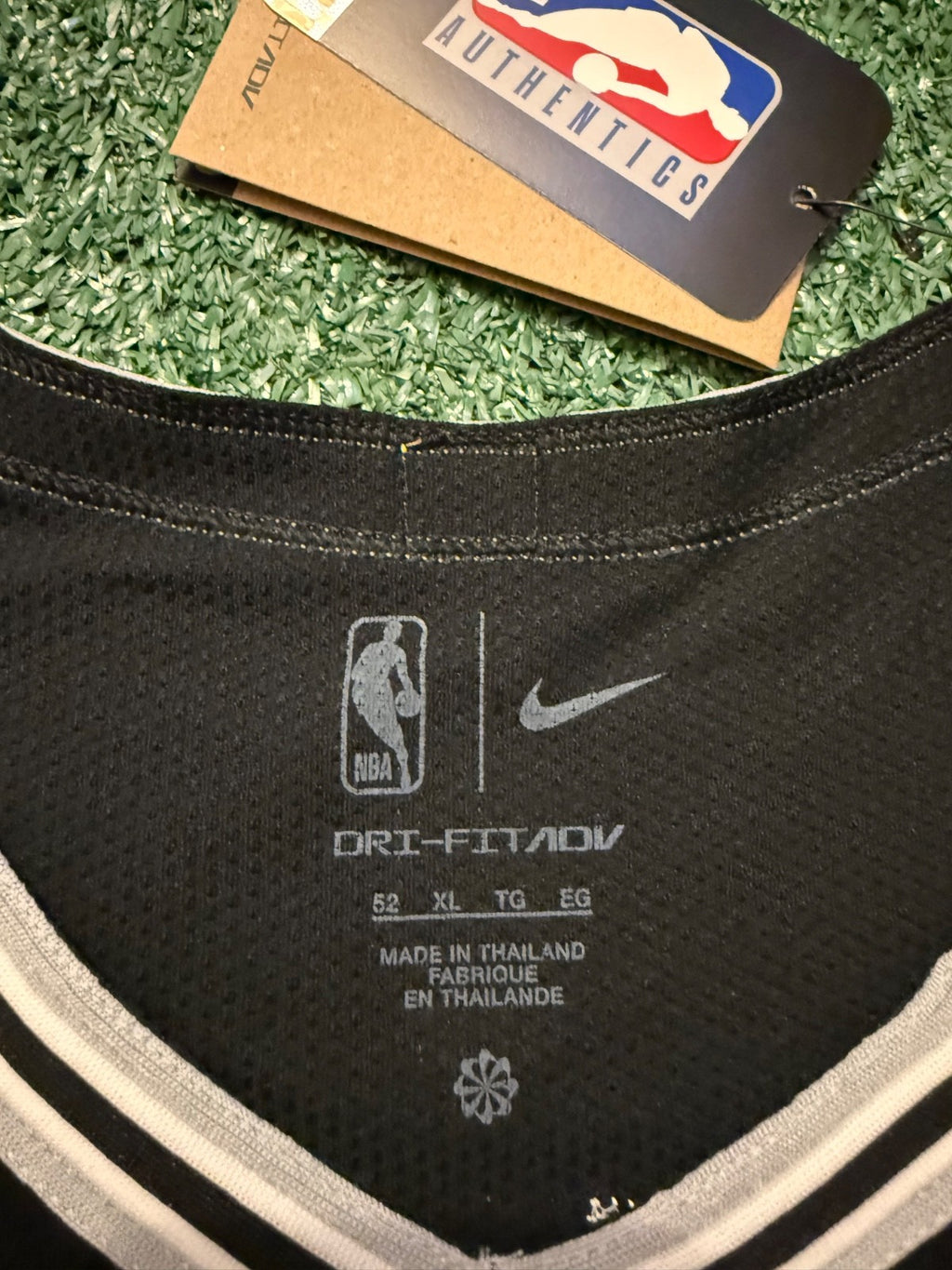Victor Wembanyama San Antonio Spurs Jersey #1 Nike ADV Authentic White Size 52 (XL) NBA