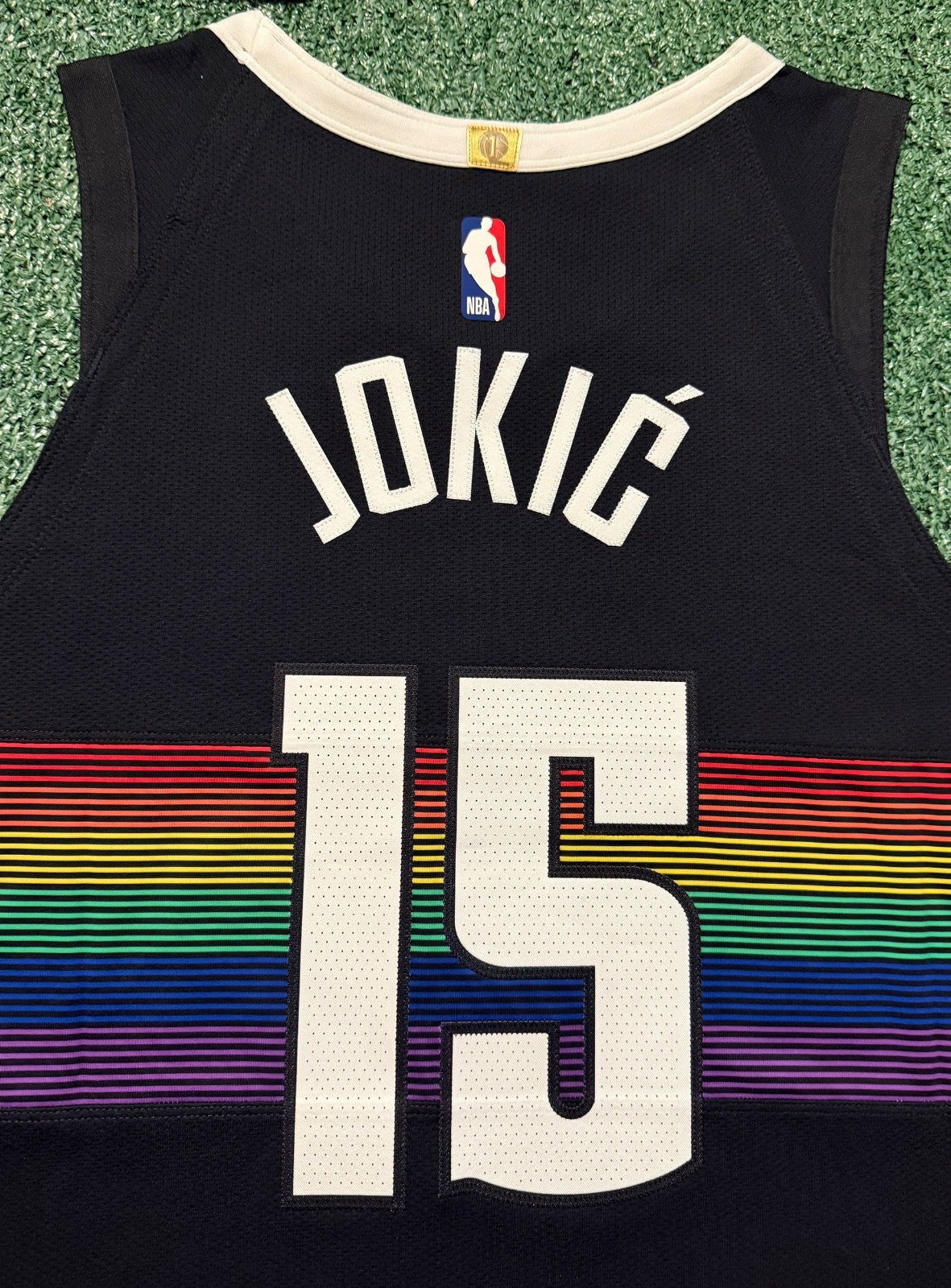 Nikola Jokic Denver Nuggets Jersey #15 Nike ADV Authentic Black Size 48 (L) NBA