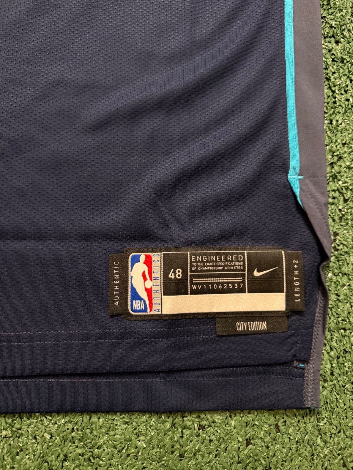 Shai Gilgeous-Alexander Oklahoma City Thunder Jersey #2 Nike ADV Authentic Blue Size 48 (L) NBA