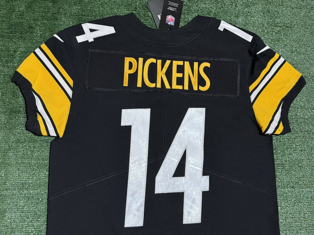 George Pickens Pittsburgh Steelers Jersey #14 Nike Vapor Elite Black Size 44 (L) NFL