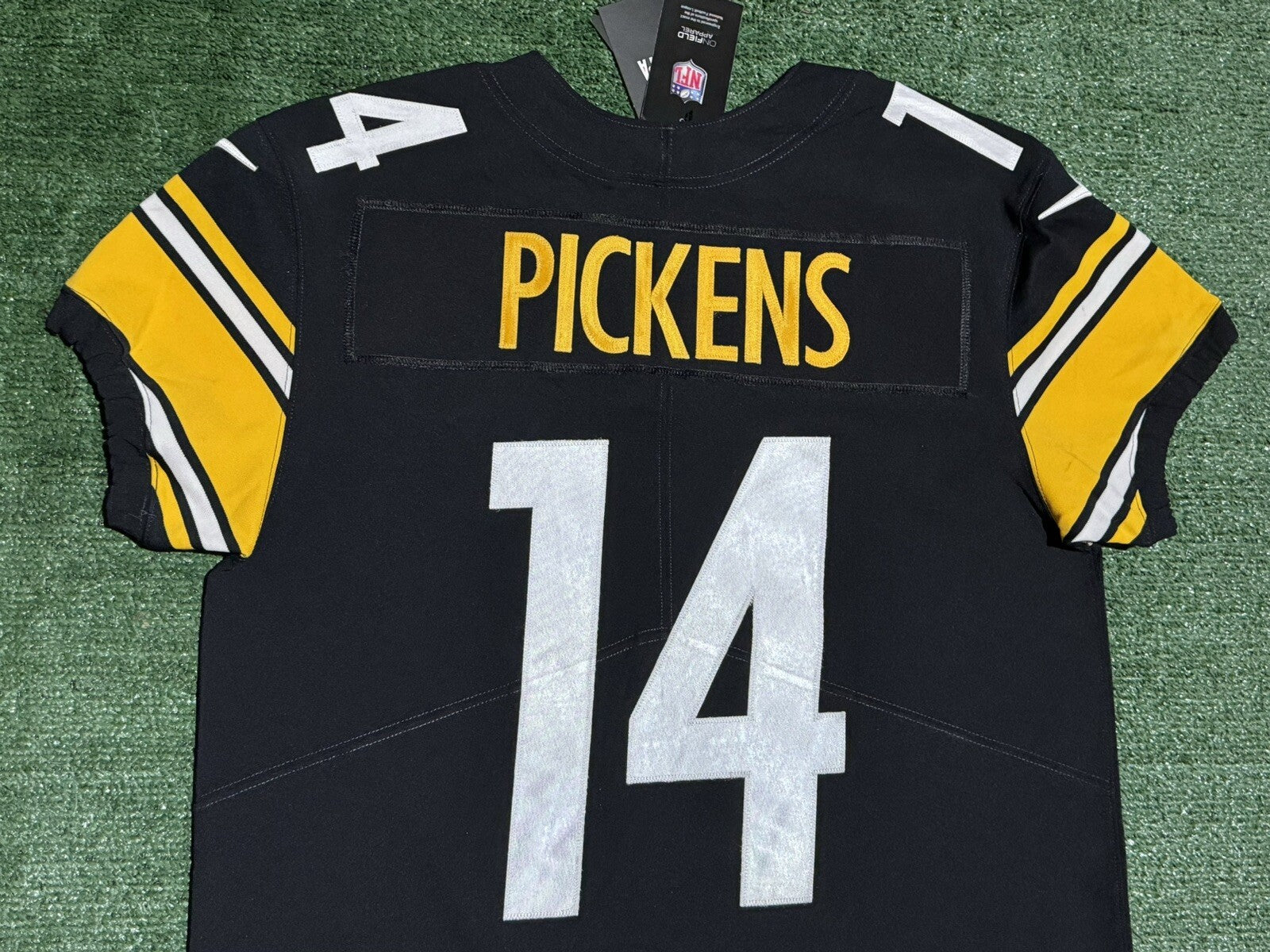 George Pickens Pittsburgh Steelers Jersey #14 Nike Vapor Elite Black Size 44 (L) NFL