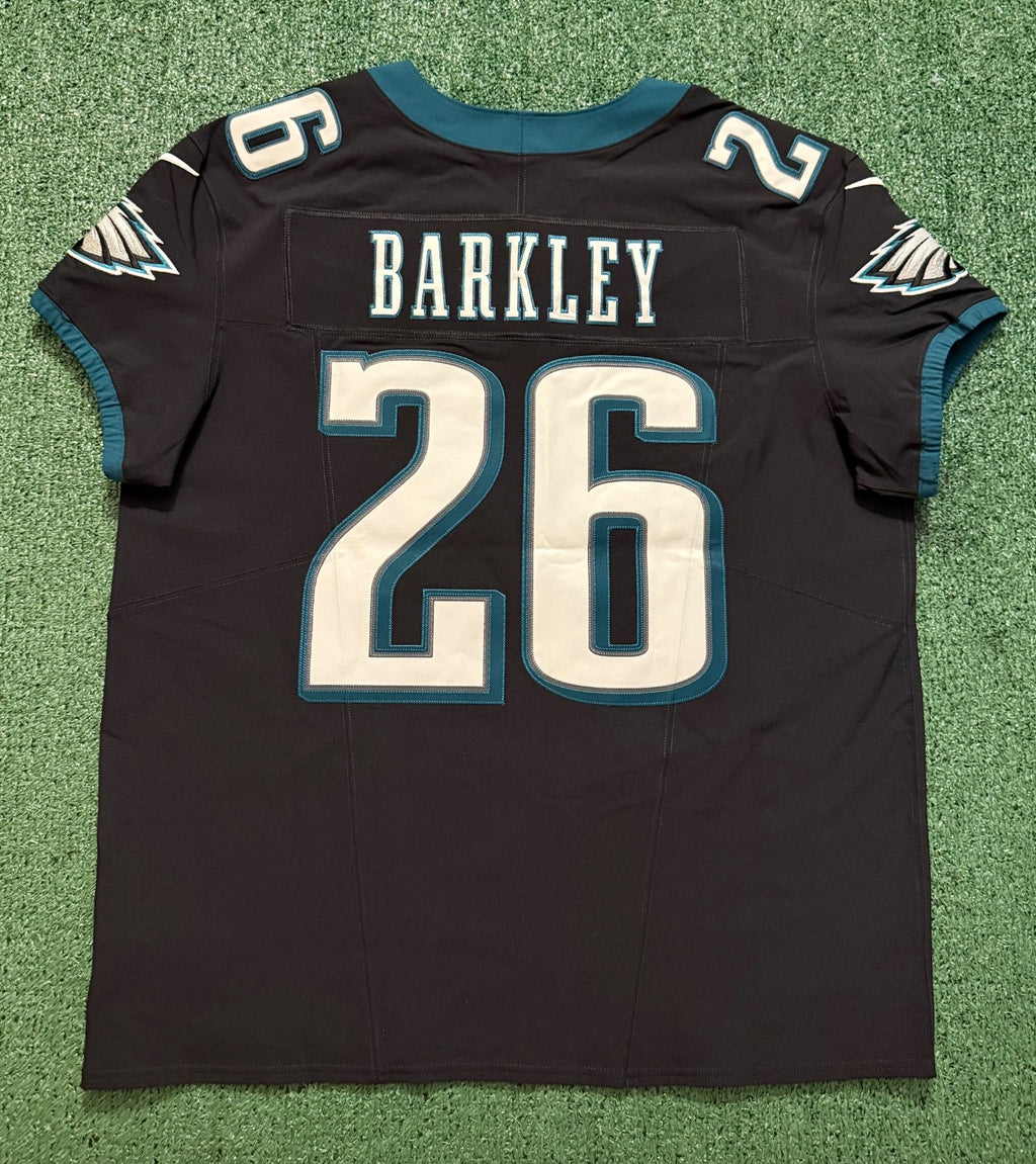 Saquon Barkley Philadelphia Eagles Jersey #26 Nike Vapor FUSE Elite Black Size 48 (XL) NFL