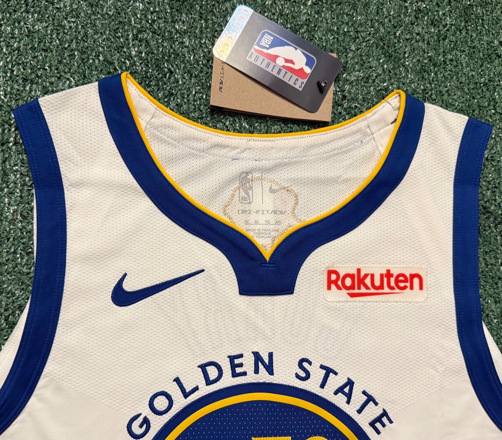 Steph Curry Golden State Warriors Jersey #30 Nike ADV Authentic White Size 52 (XL) NBA