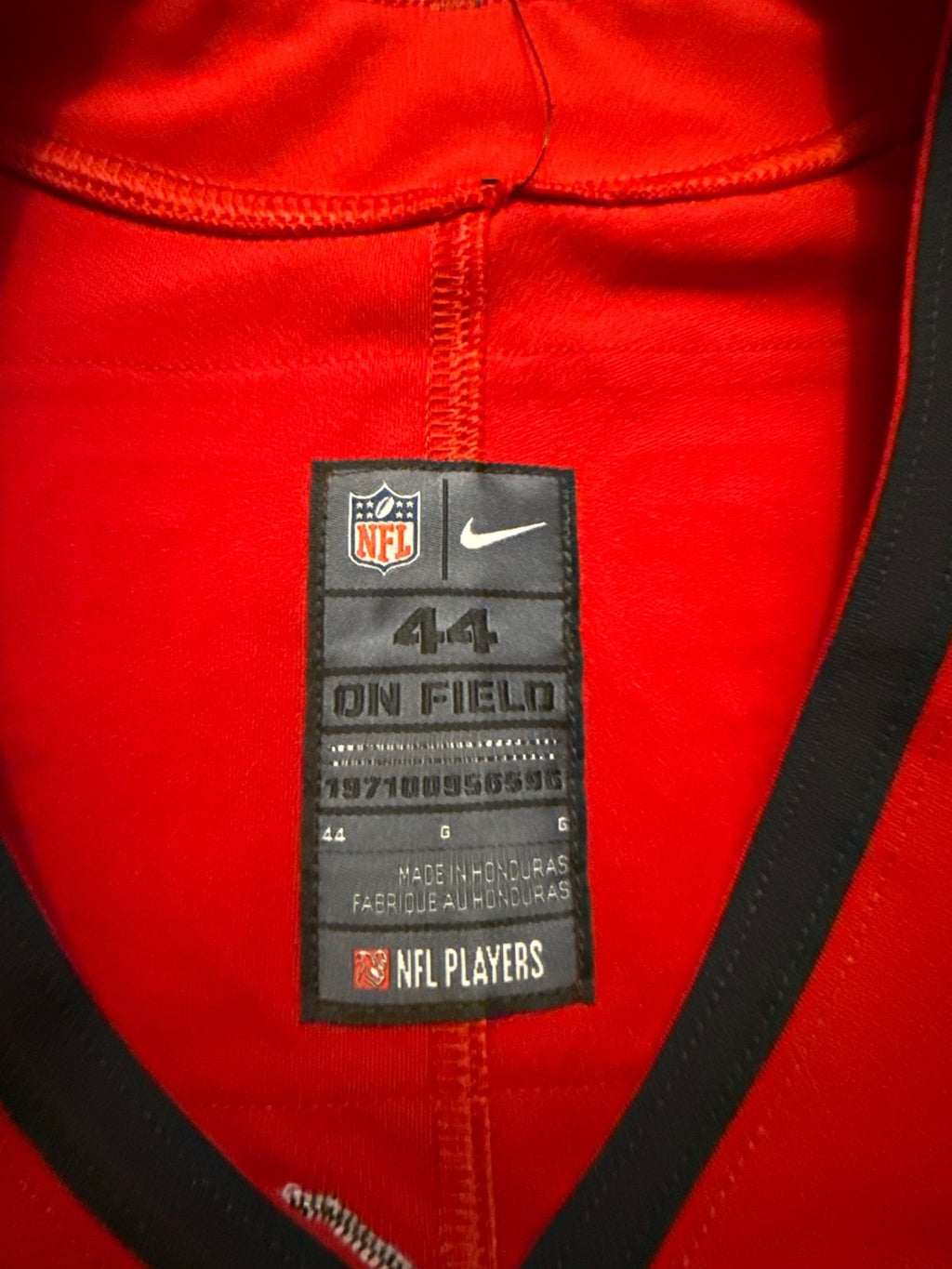 Tom Brady Tampa Bay Buccaneers Jersey #12 Nike Vapor Elite Red size 44 (Large) NFL