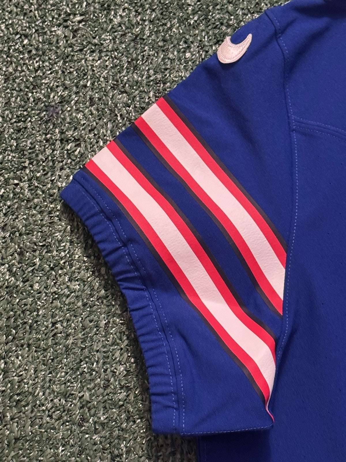 Keon Coleman Buffalo Bills Jersey #0 Nike Vapor Fuse Elite Blue Size 44 (L) NFL