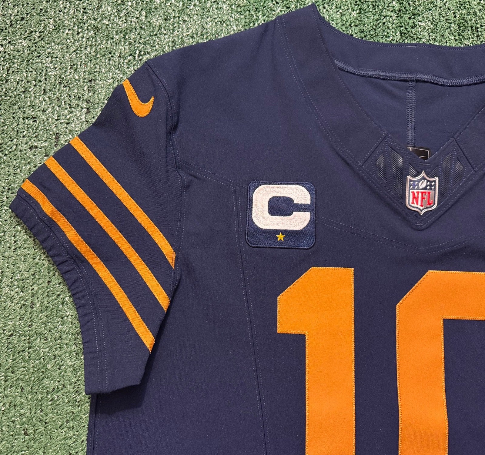 Jordan Love Green Bay Packers Jersey #10 Nike Vapor FUSE Elite Navy Size 44 (Large) NFL