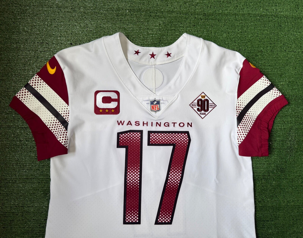 Terry McLaurin Washington Commanders Jersey #17 Nike Vapor Elite White Size 44 (Large) NFL