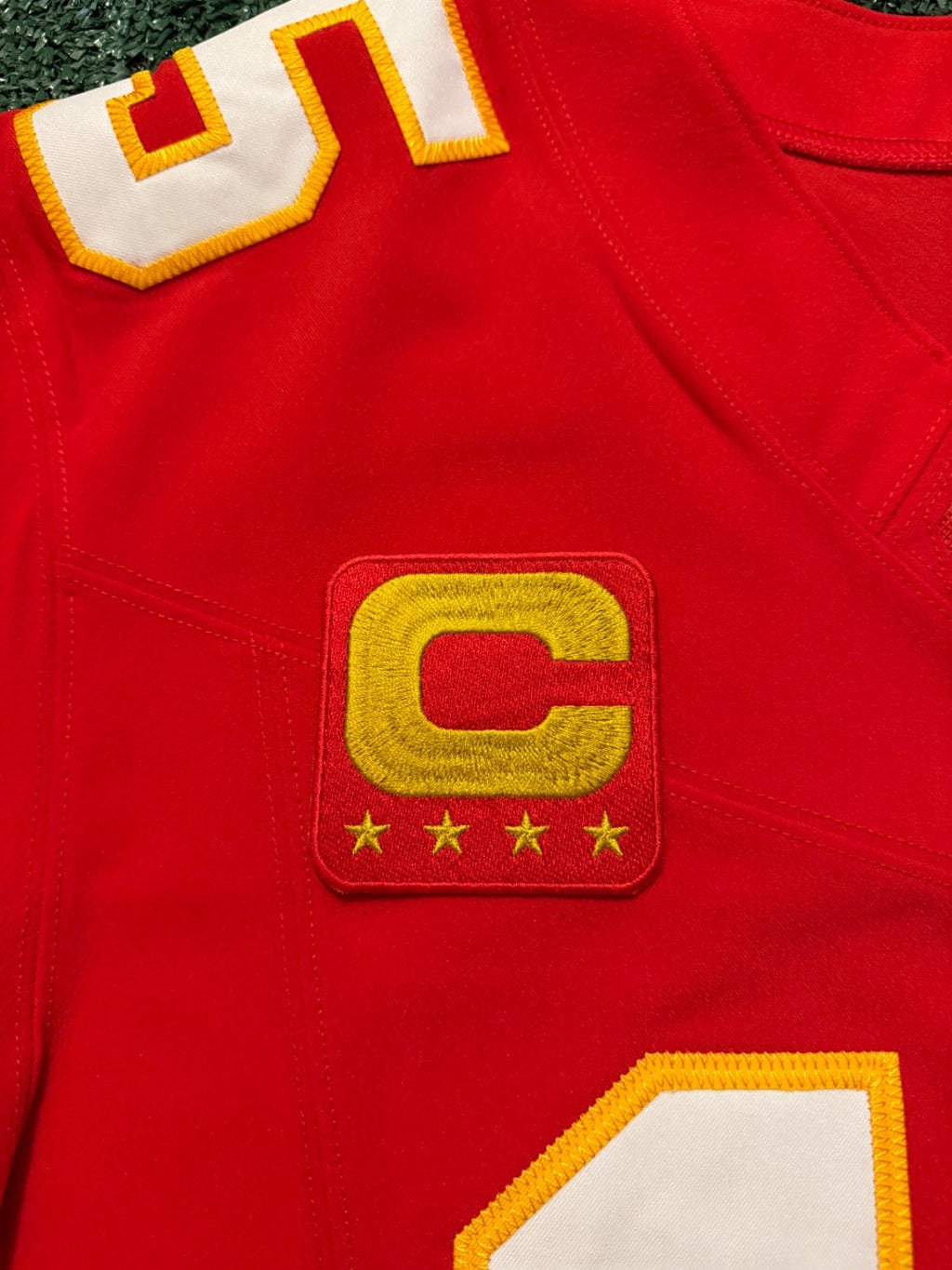 Patrick Mahomes Kansas City Chiefs Jersey #15 Nike Vapor FUSE Elite Red Size 40 (M) NFL