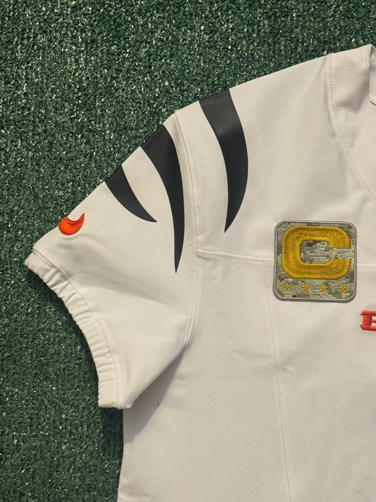 Joe Burrow Cincinnati Bengals Jersey #9 Nike Vapor FUSE Elite White Size 44 (L) NFL