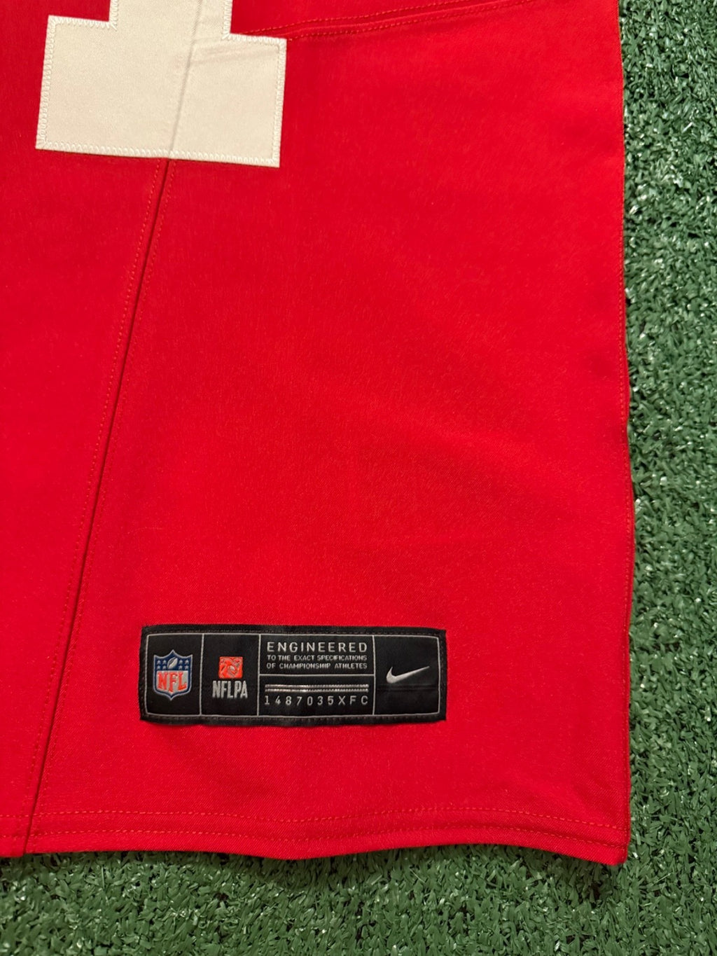 Fred Warner San Francisco 49ers
Jersey #54 Nike Vapor FUSE Elite red Size 44 (Large) NFL
