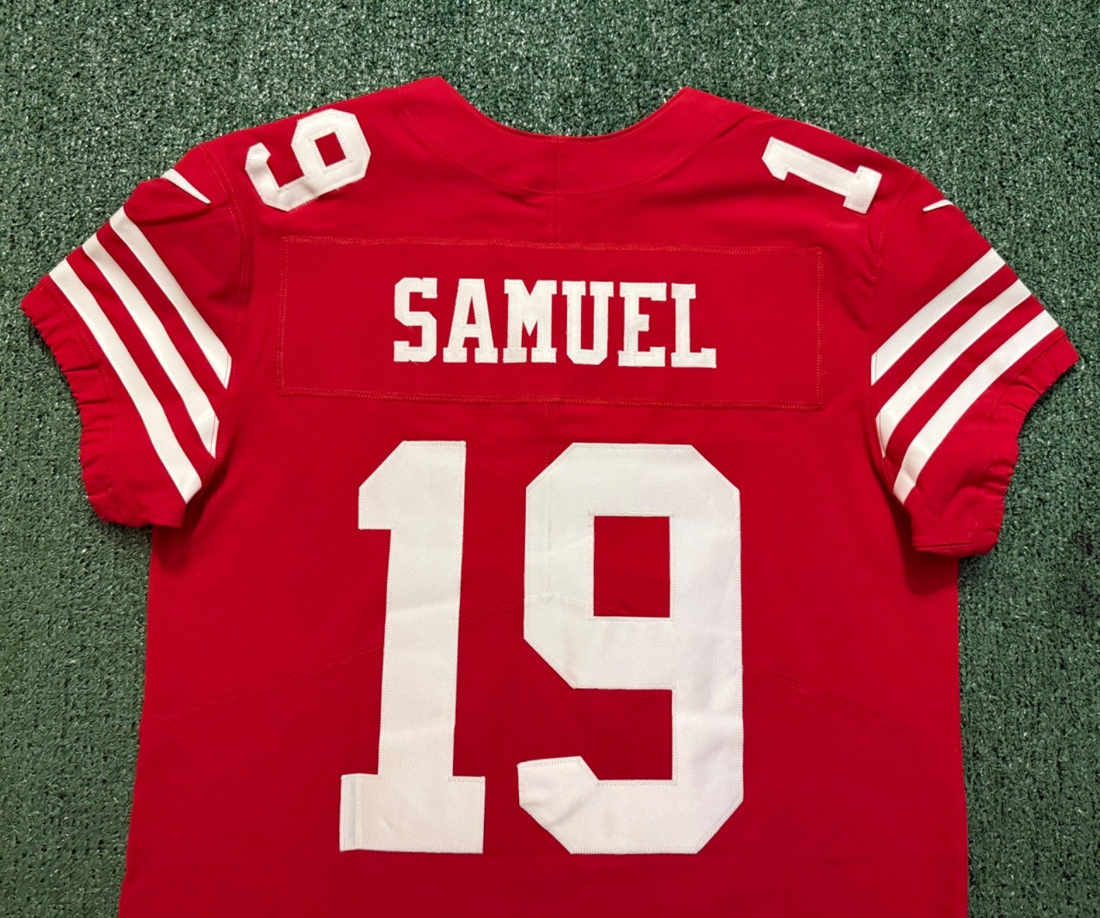 Deebo Samuel San Francisco 49ers
Jersey #19 Nike Vapor Elite red
Size 44 (Large) NFL