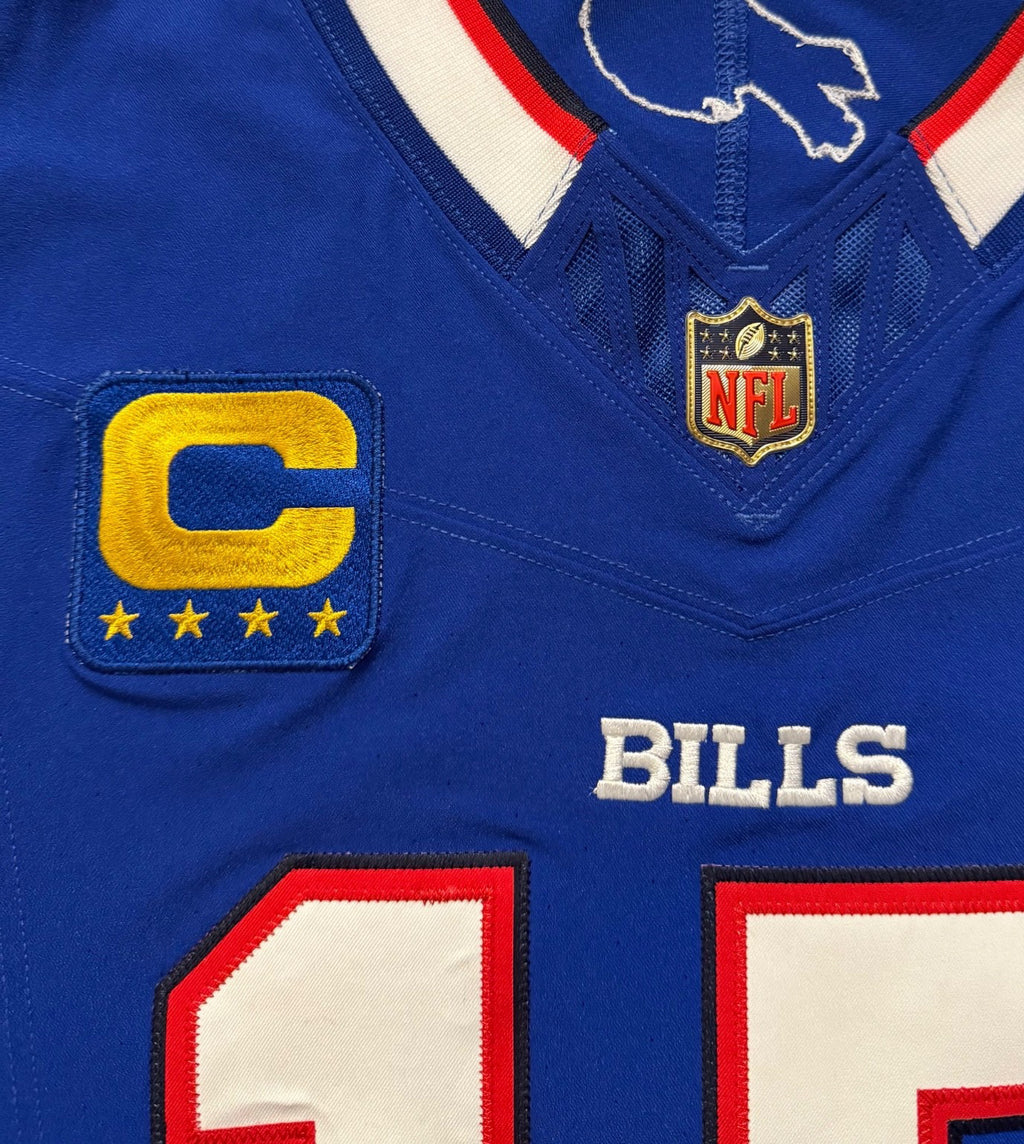 Josh Allen Buffalo Bills Jersey #17 Nike Vapor Fuse Elite Blue Size 40 (M) NFL