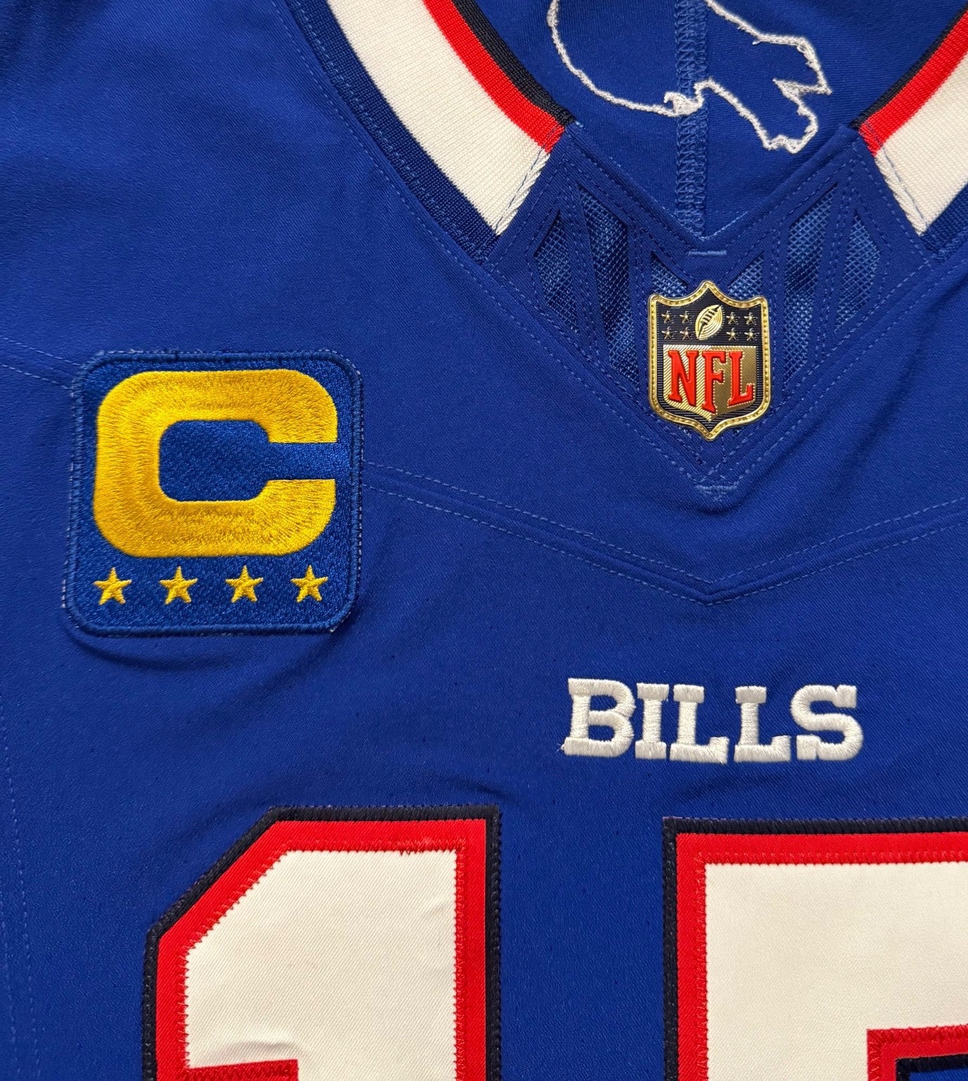 Josh Allen Buffalo Bills Jersey #17 Nike Vapor Fuse Elite Blue Size 40 (M) NFL