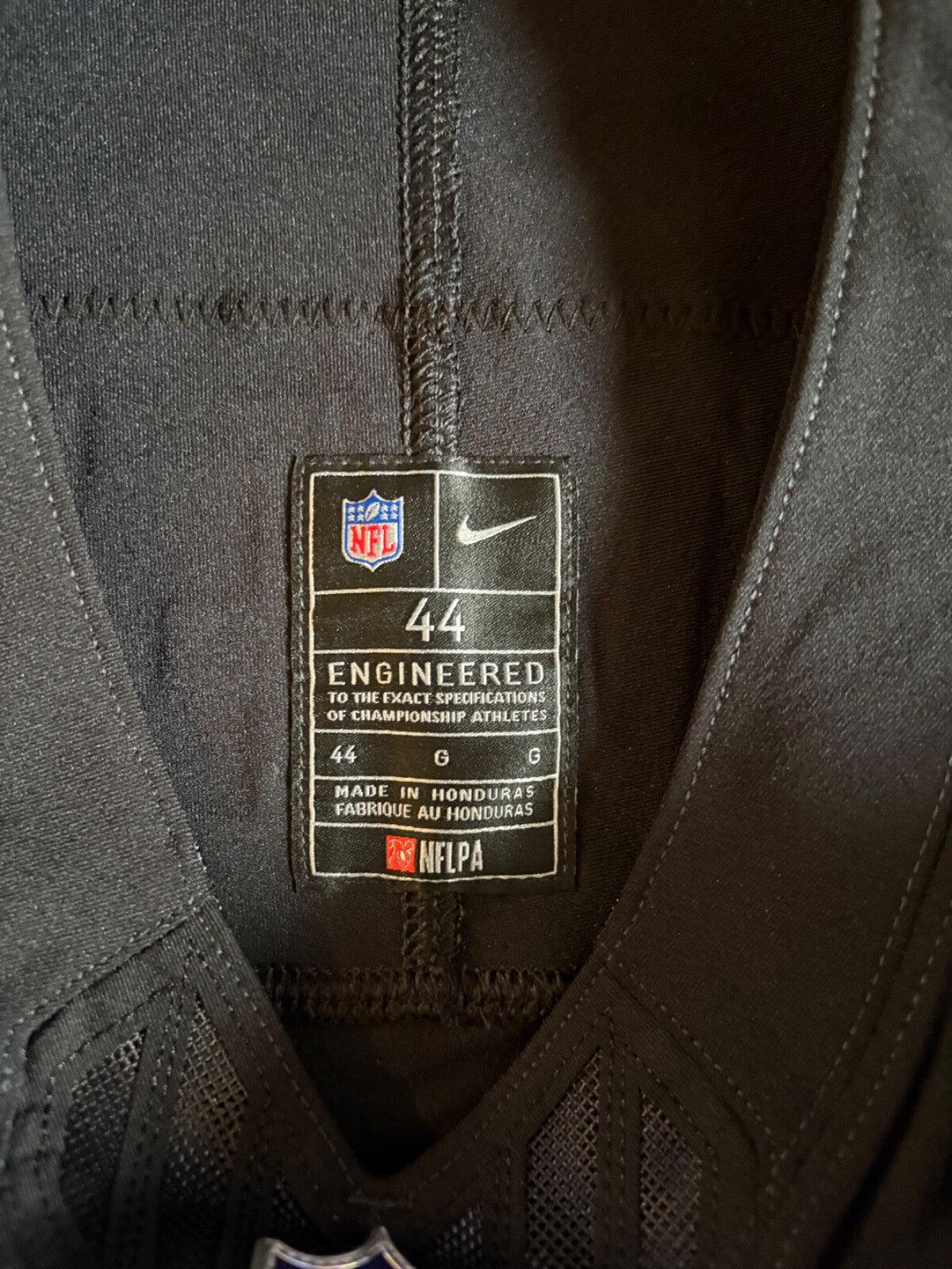 Penei Sewell Detroit Lions Jersey #58 Nike Vapor FUSE Elite Black 44 (Large) NFL
