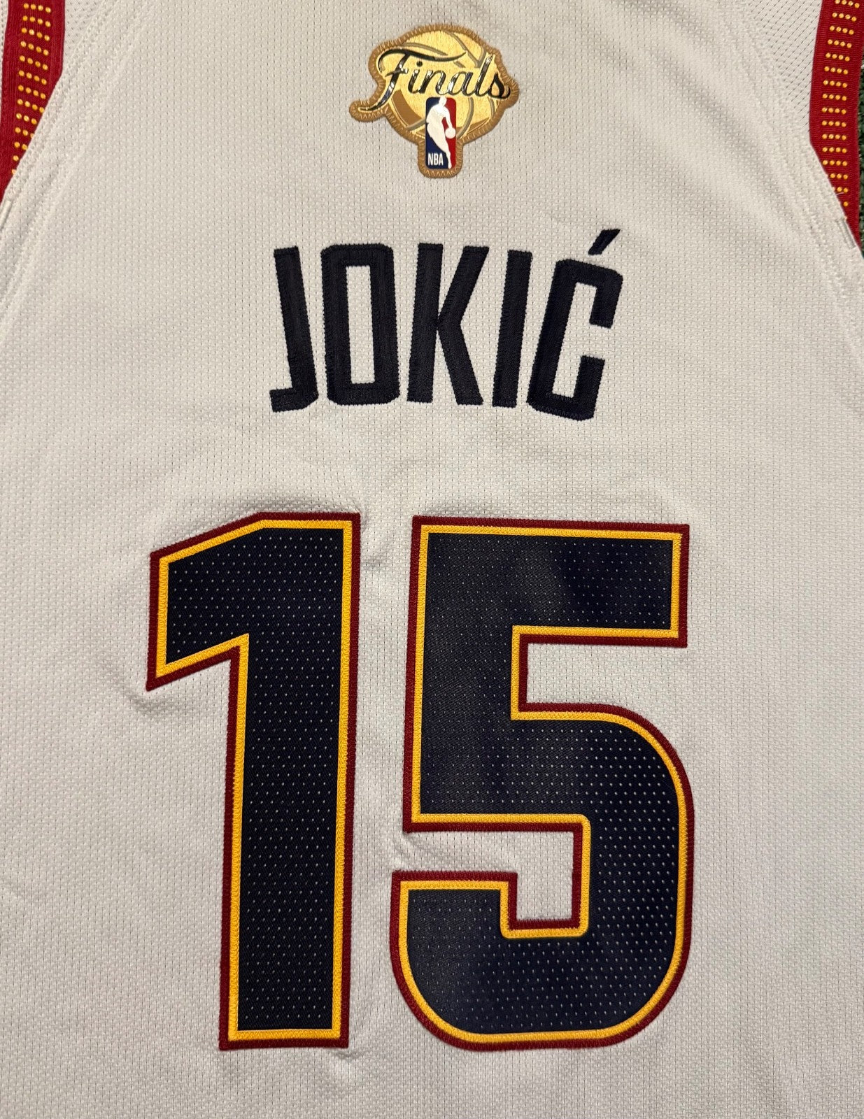 Nikola Jokic Denver Nuggets Jersey #15 Nike ADV Authentic White Size 52 (XL) NBA