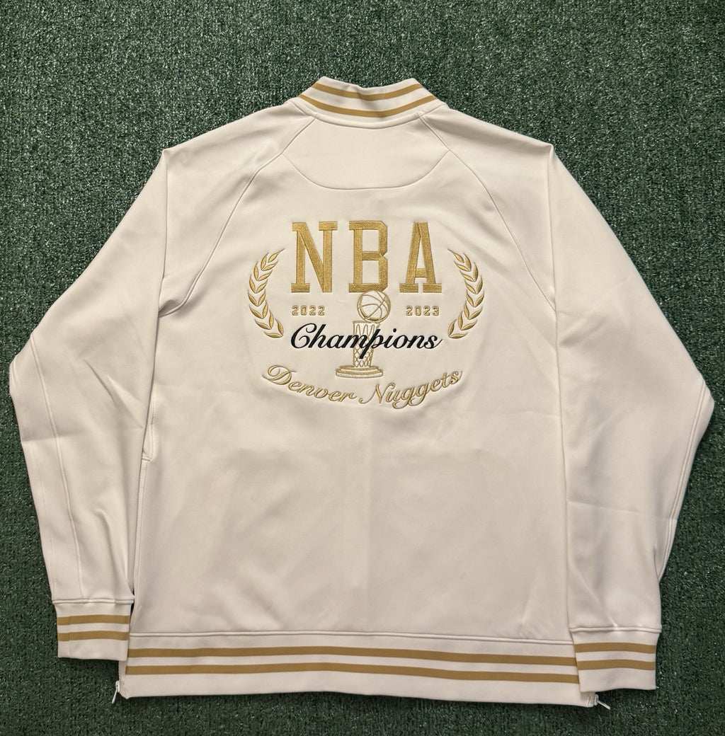 Authentic Denver Nuggets 2022-23 Nike NBA Champions Dri-Fit Full-Zip Jacket - L