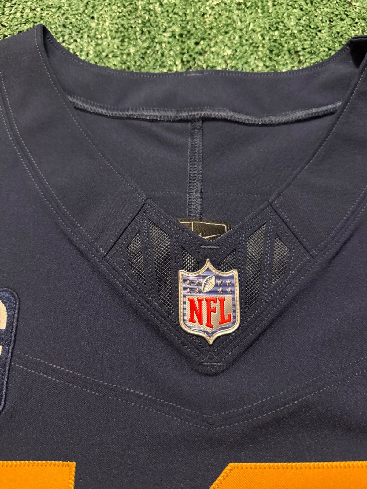Jordan Love Green Bay Packers Jersey #10 Nike Vapor FUSE Elite Navy Size 44 (Large) NFL