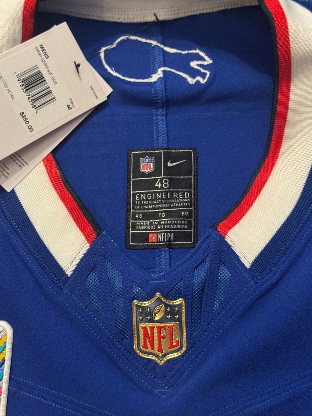 Josh Allen Buffalo Bills Jersey #17 Nike Vapor Fuse Elite Blue Size 48 (XL) NFL