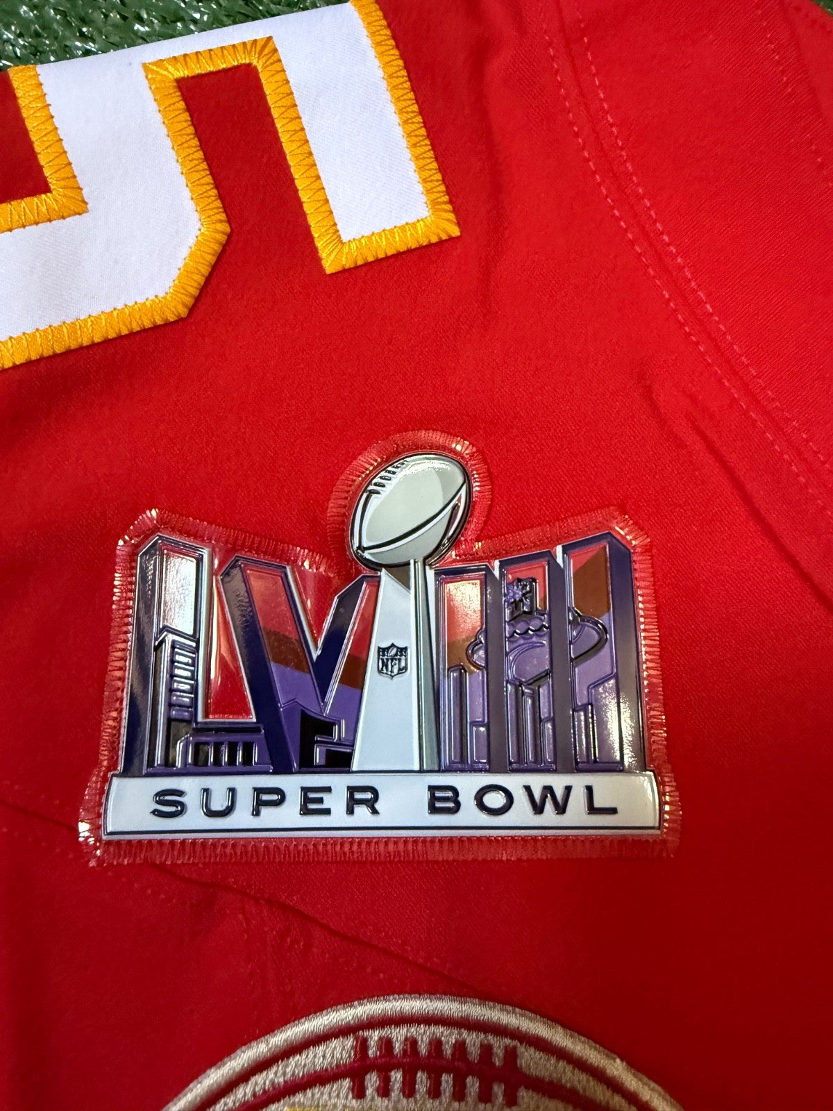Patrick Mahomes Kansas City Chiefs Jersey #15 Nike Vapor FUSE Elite Red Size 52 (XXL) NFL