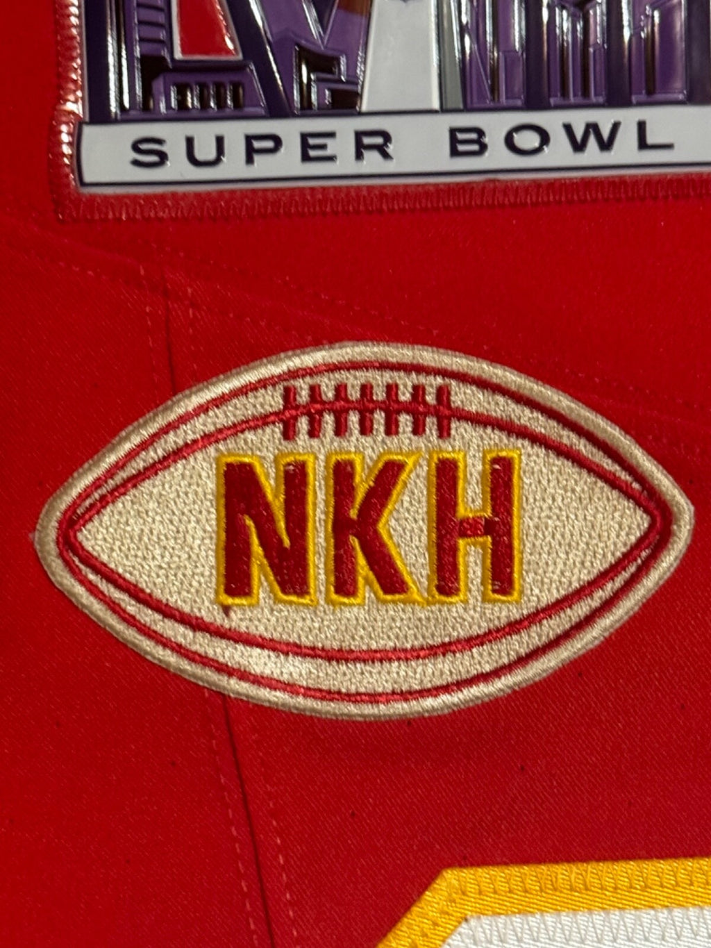 Travis Kelce Kansas City Chiefs Jersey #87 Nike Vapor Fuse Elite Red Size 44 (L) NFL