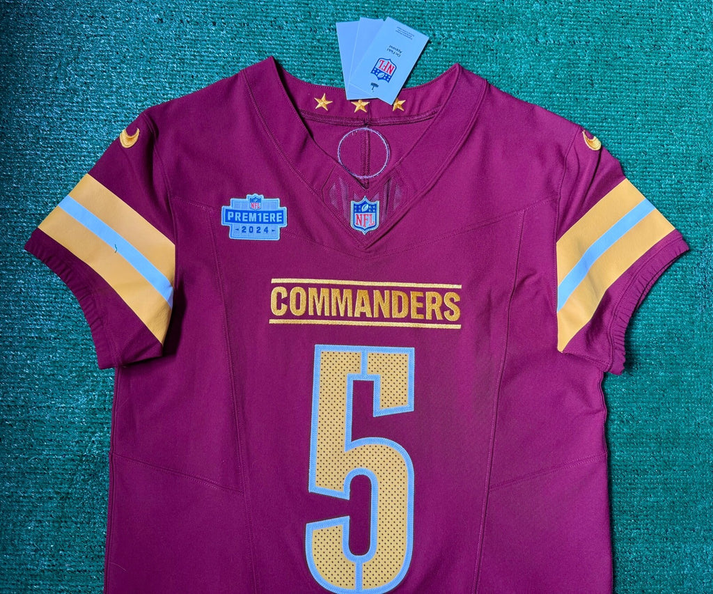 Jayden Daniels Washington Commanders Jersey #5 Nike Vapor Fuse Elite red size 40 (medium) NFL