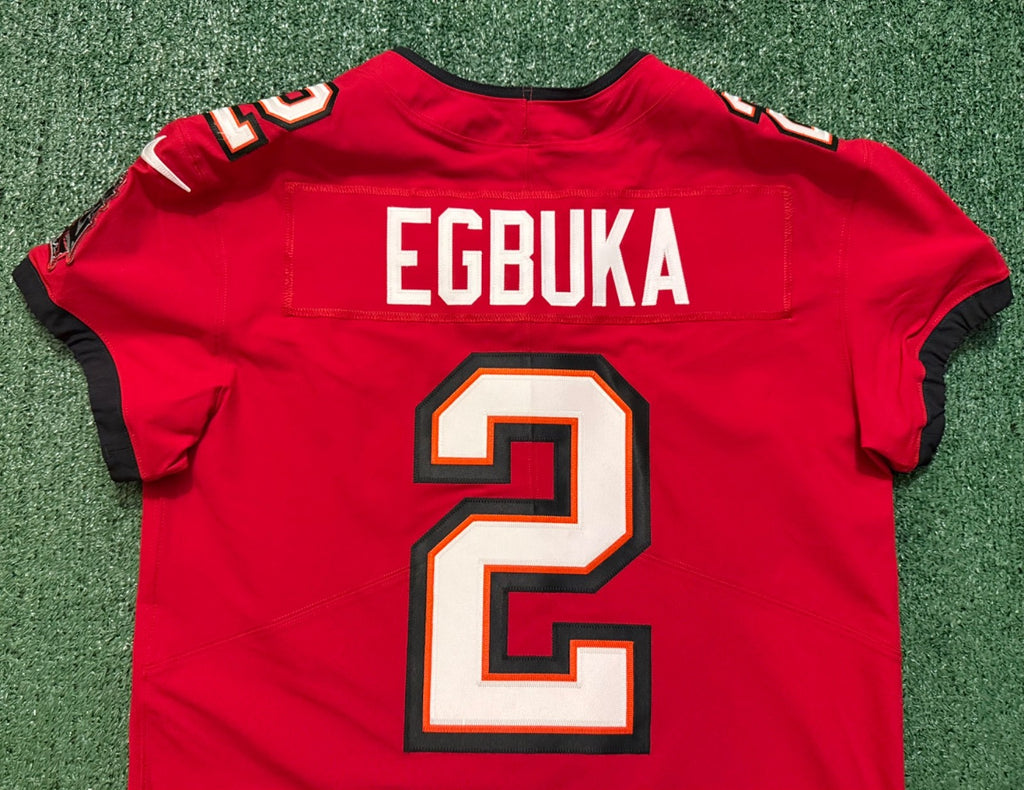 Emeka Egbuka Tampa Bay Buccaneers Jersey #2 Nike Vapor Elite red Size 44 (Large) NFL