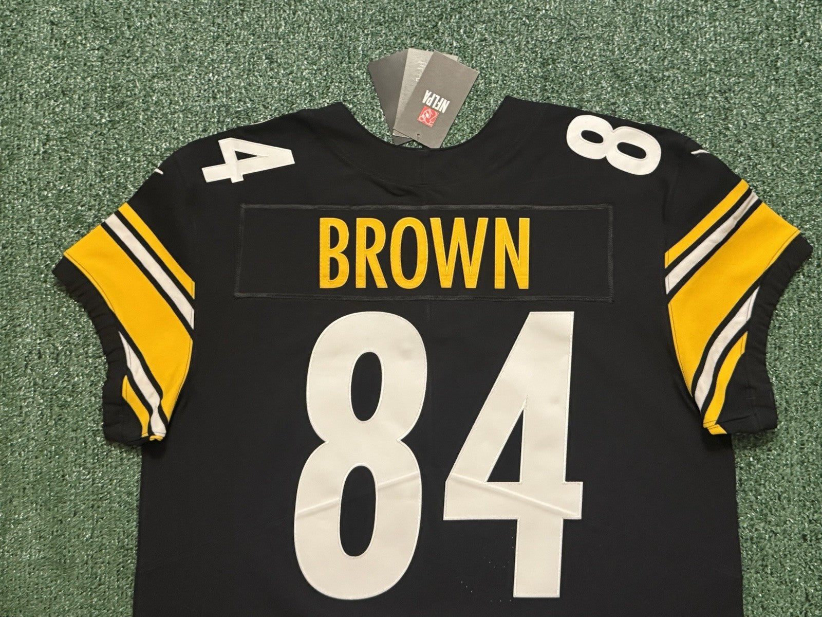Antonio Brown Pittsburgh Steelers Jersey #84 Nike Vapor Elite Black Size 48 (XL) NFL