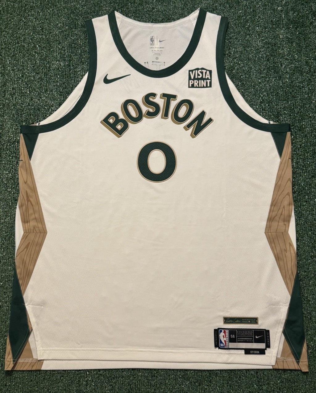 Jayson Tatum Boston Celtics Jersey #0 Nike ADV Authentic White Size 56 (XXL) NBA