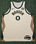 Jayson Tatum Boston Celtics Jersey #0 Nike ADV Authentic White Size 56 (XXL) NBA
