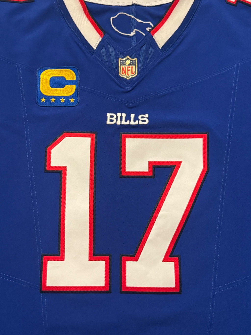 Josh Allen Buffalo Bills Jersey #17 Nike Vapor Fuse Elite Blue Size 48 (XL) NFL