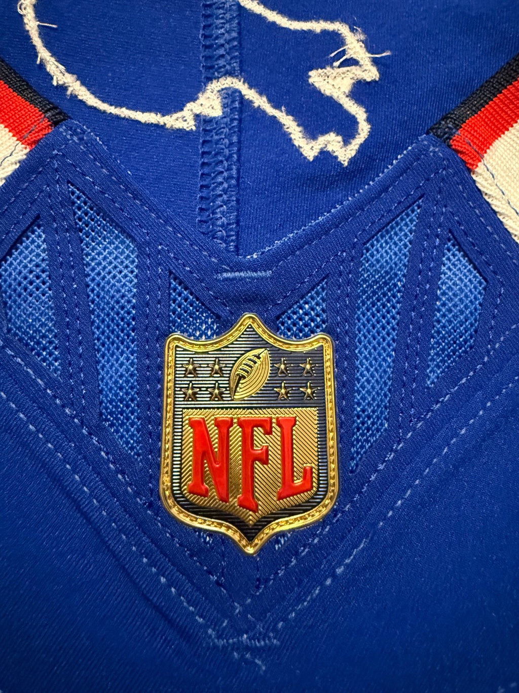 Josh Allen Buffalo Bills Jersey #17 Nike Vapor Fuse Elite Blue Size 44 (L) NFL
