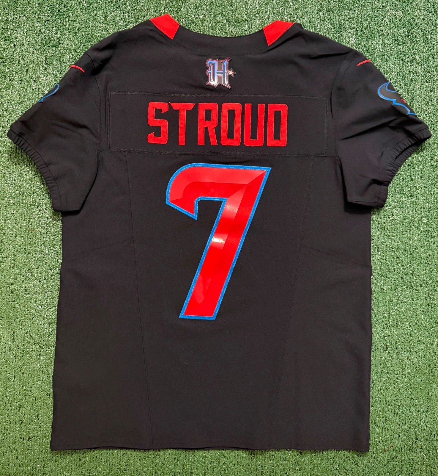 CJ Stroud Houston Texans Jersey #7 Nike Vapor Fuse Elite Navy Size 40 (M) NFL