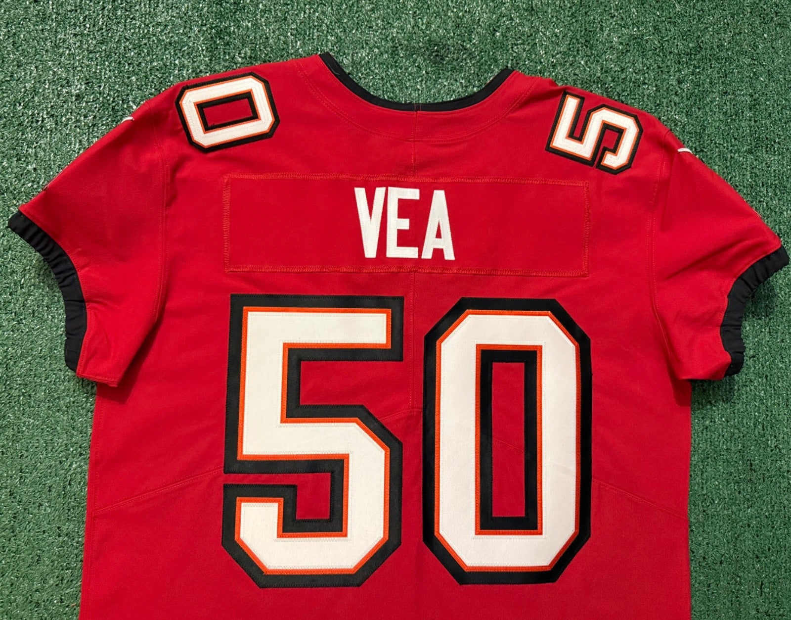 Vita Vea Tampa Bay Buccaneers Jersey #50 Nike Vapor Elite Red Size 48 (XL) NFL