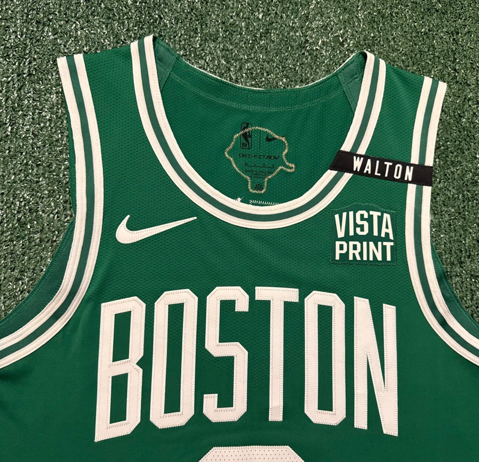 Jayson Tatum Boston Celtics Jersey #0 Nike ADV Authentic Green Size 48 (L) NBA