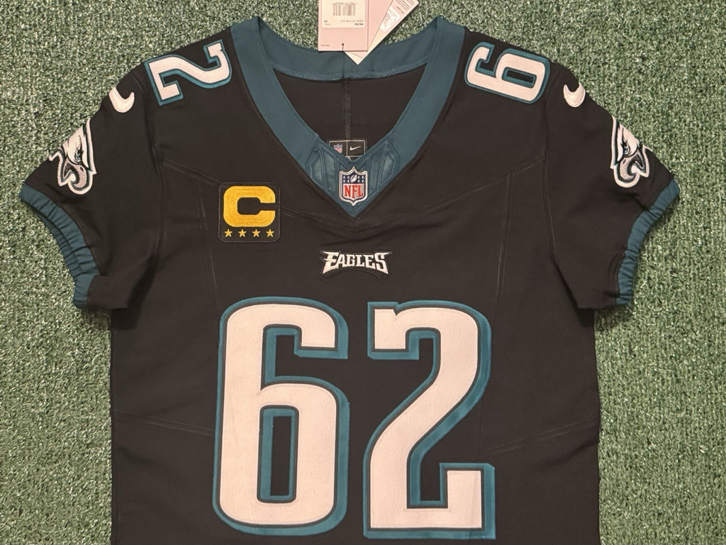 Jason Kelce Philadelphia Eagles Jersey #62 Nike Vapor FUSE Elite Black size 40 (medium) NFL
