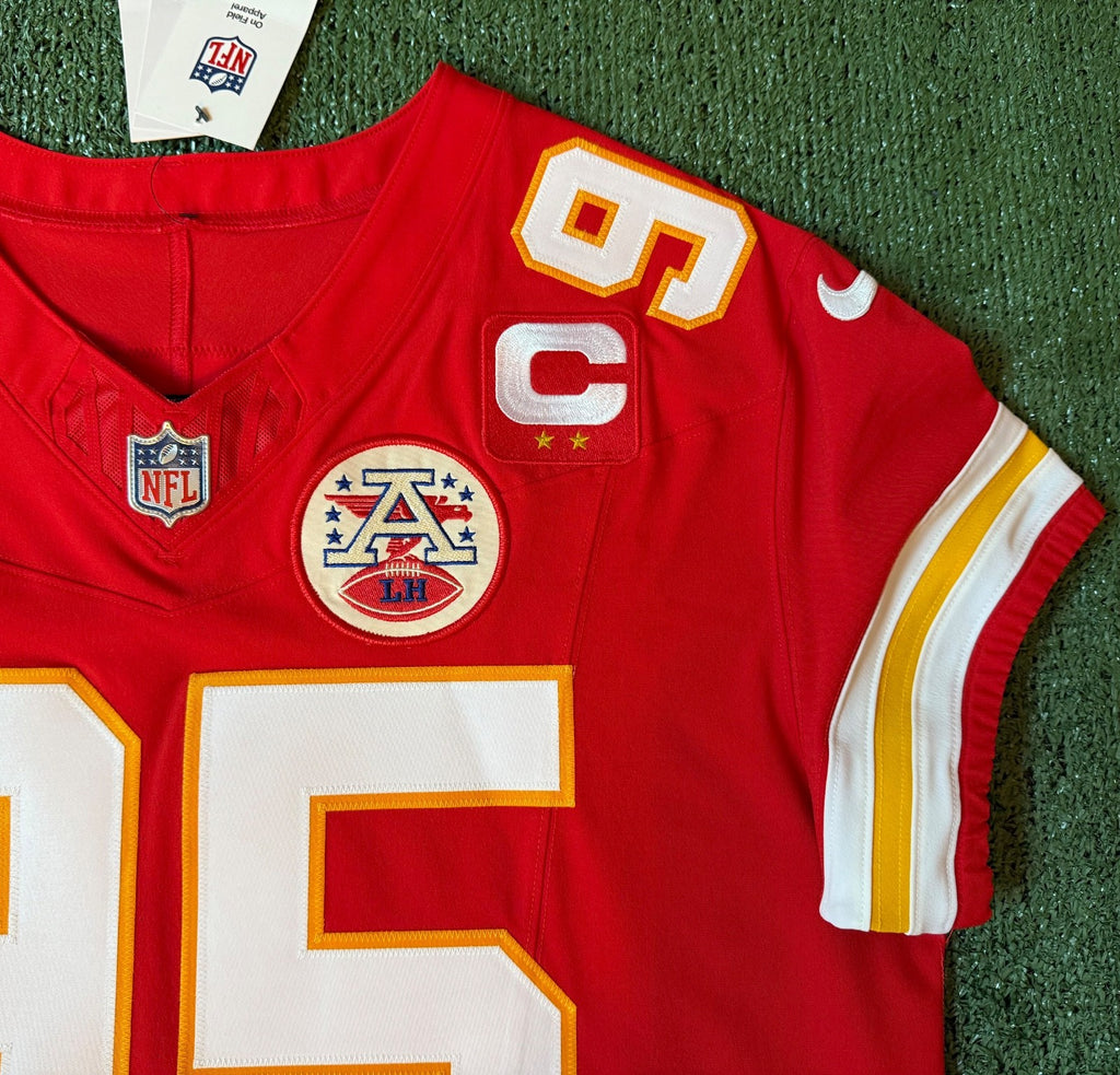 Chris Jones Kansas City Chiefs Jersey #95 Nike Vapor Fuse Elite Red Size 48 (XL) NFL