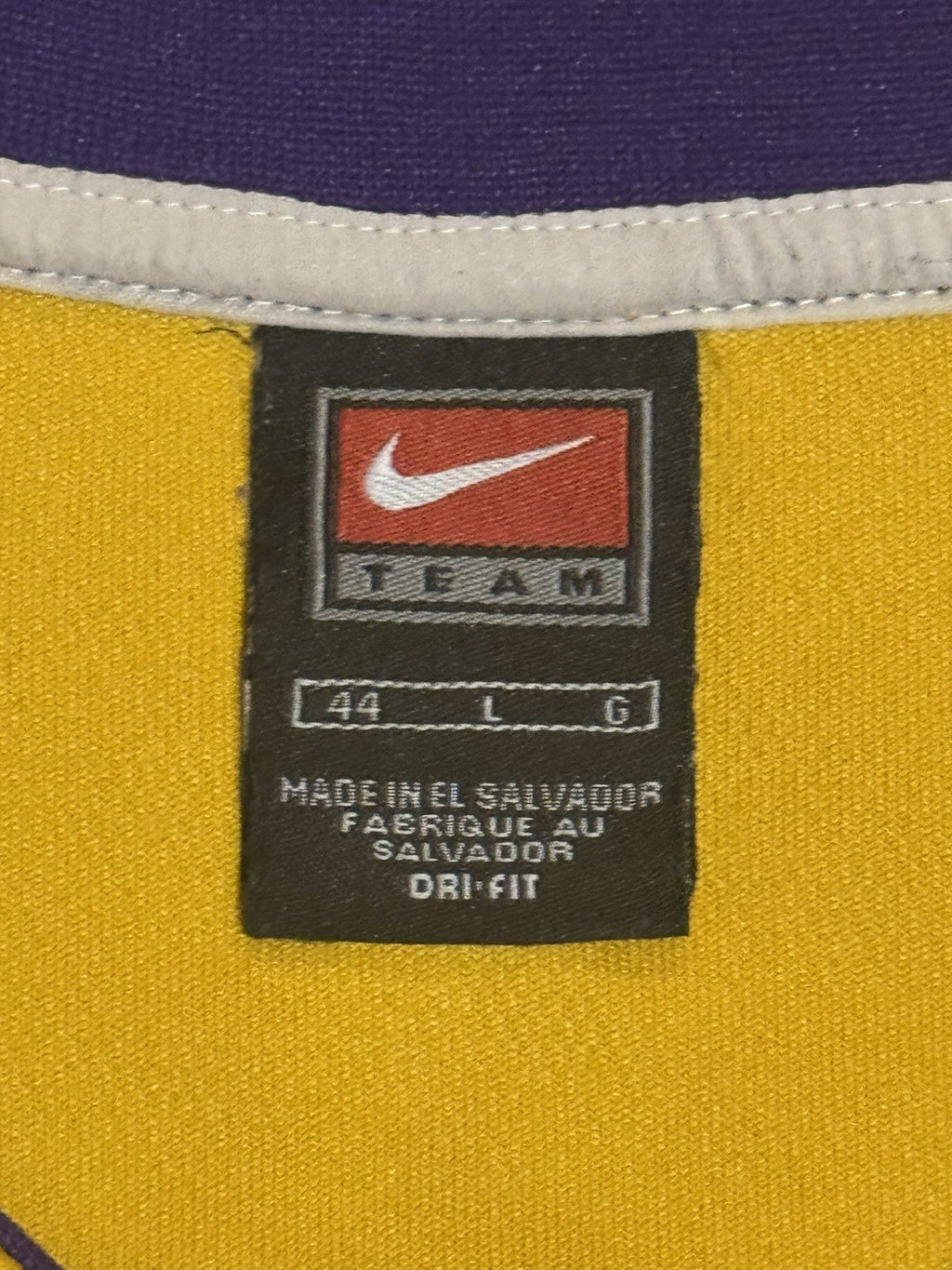 Kobe Bryant Los Angeles Lakers Jersey #8 Nike Authentic Gold Size 44 (L) NBA