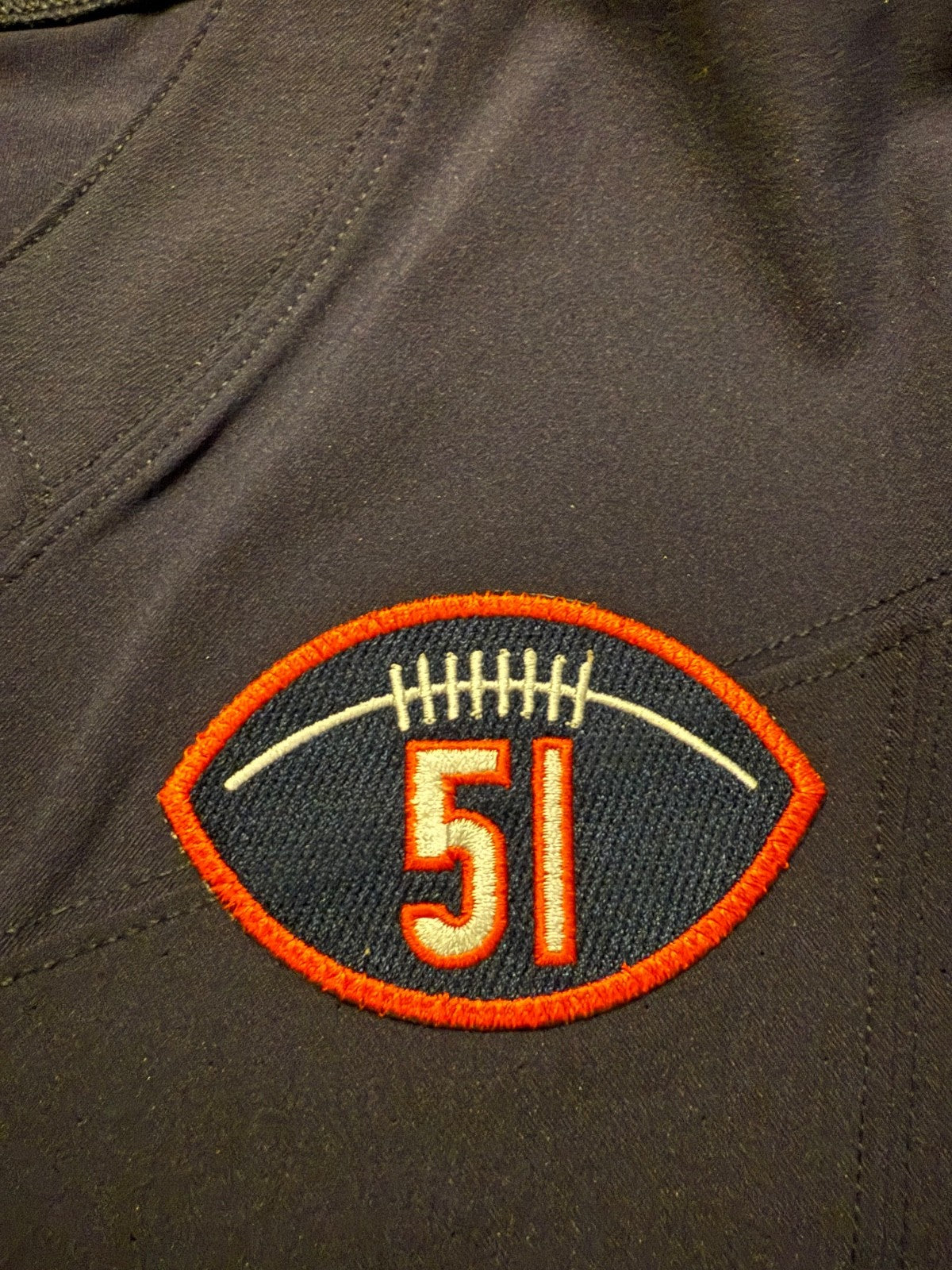 Dj Moore Chicago Bears Jersey #2 Nike Vapor FUSE Elite Navy Size 44 (Large) NFL