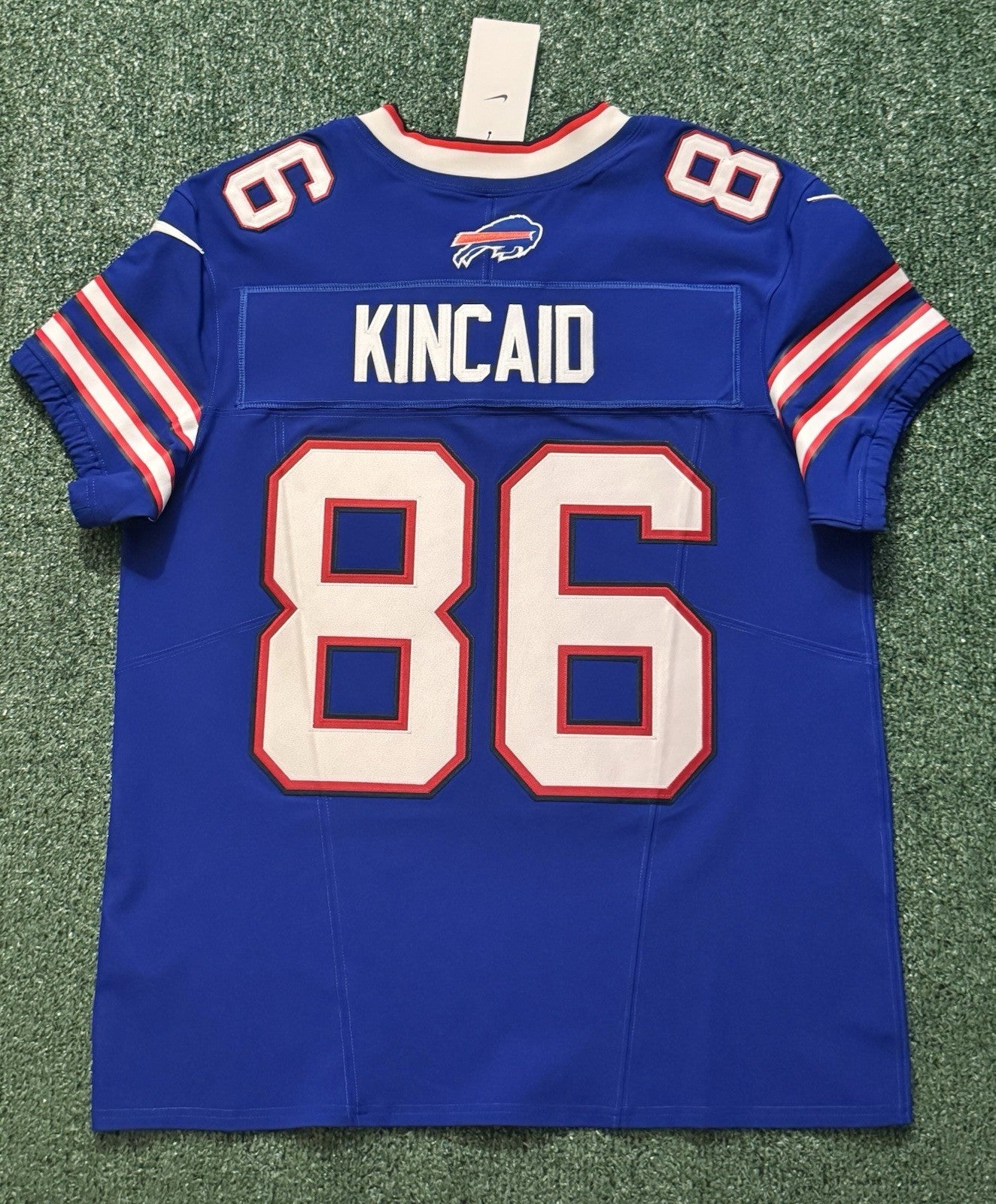 Dalton Kincaid Buffalo Bills Jersey #86 Nike Vapor Fuse Elite Blue Size 44 (L) NFL