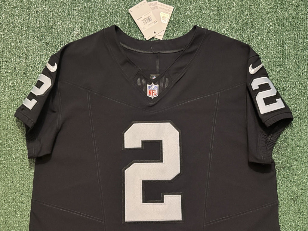 Ashton Jeanty Las Vegas Raiders Jersey #2 Nike Vapor Fuse Elite Black Size 48 (XL) NFL