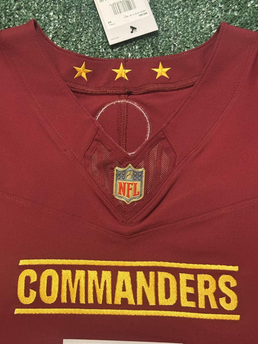 Jayden Daniels Washington Commanders Jersey #5 Nike Vapor Fuse Elite red size 44 (Large) NFL