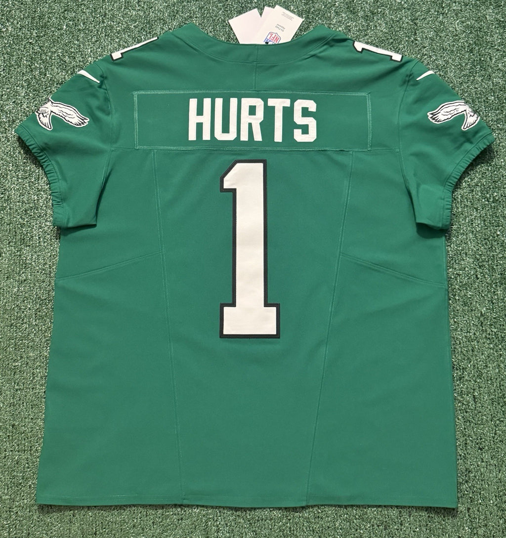 Jalen Hurts Philadelphia Eagles Jersey #1 Nike Vapor FUSE Elite Kelly Green size 48 (XL) NFL