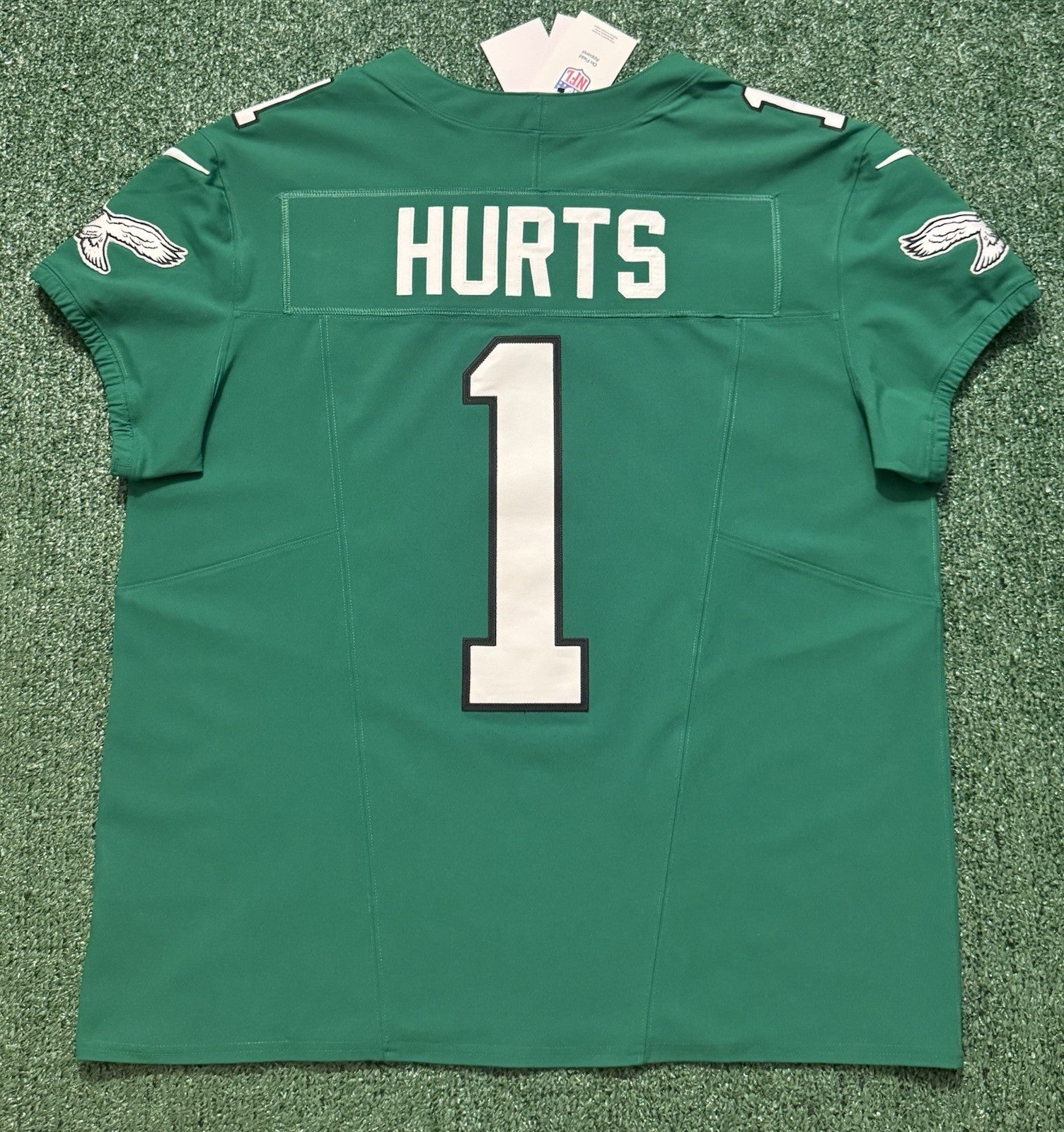 Jalen Hurts Philadelphia Eagles Jersey #1 Nike Vapor FUSE Elite Kelly Green size 48 (XL) NFL