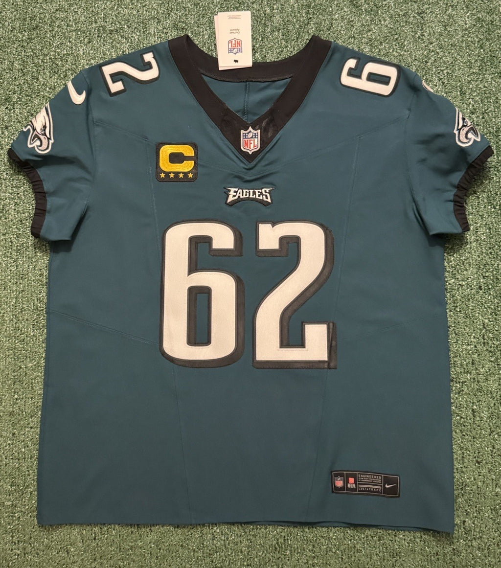 Jason Kelce Philadelphia Eagles Jersey #62 Nike Vapor FUSE Elite Green Size 48 (XL) NFL