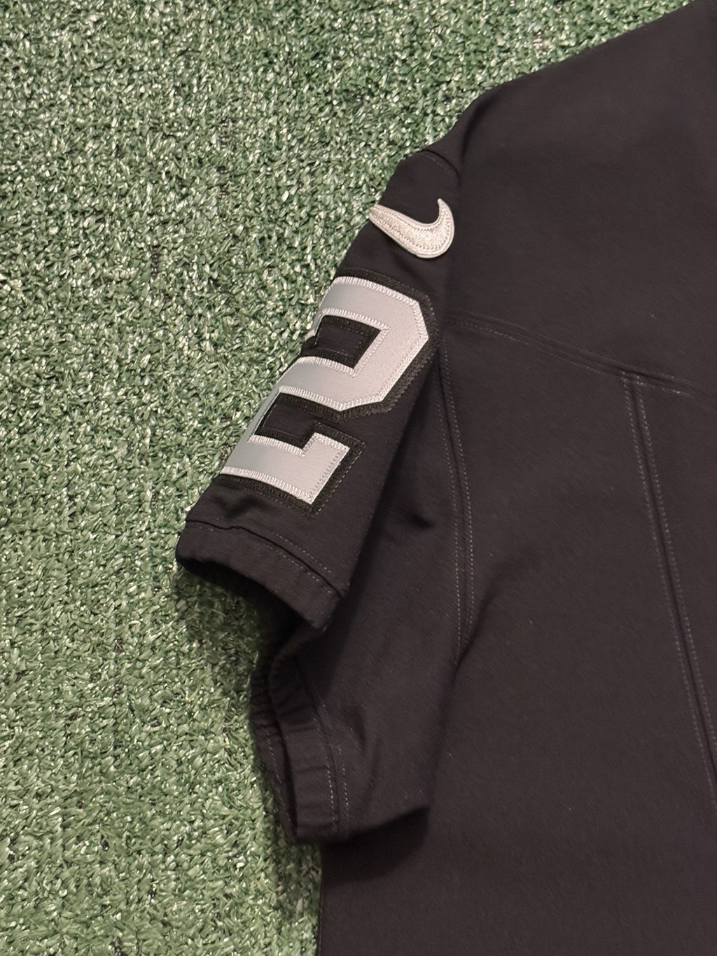 Ashton Jeanty Las Vegas Raiders Jersey #2 Nike Vapor Fuse Elite Black Size 48 (XL) NFL