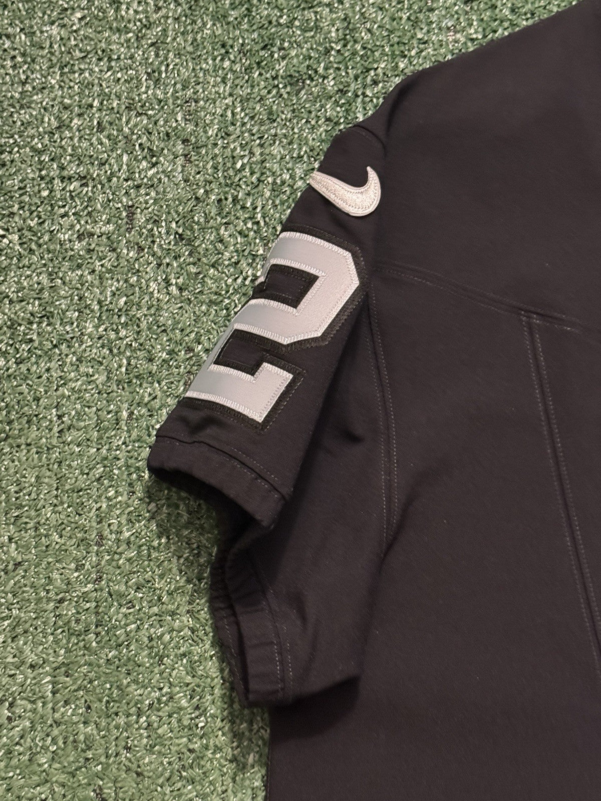 Ashton Jeanty Las Vegas Raiders Jersey #2 Nike Vapor Fuse Elite Black Size 48 (XL) NFL