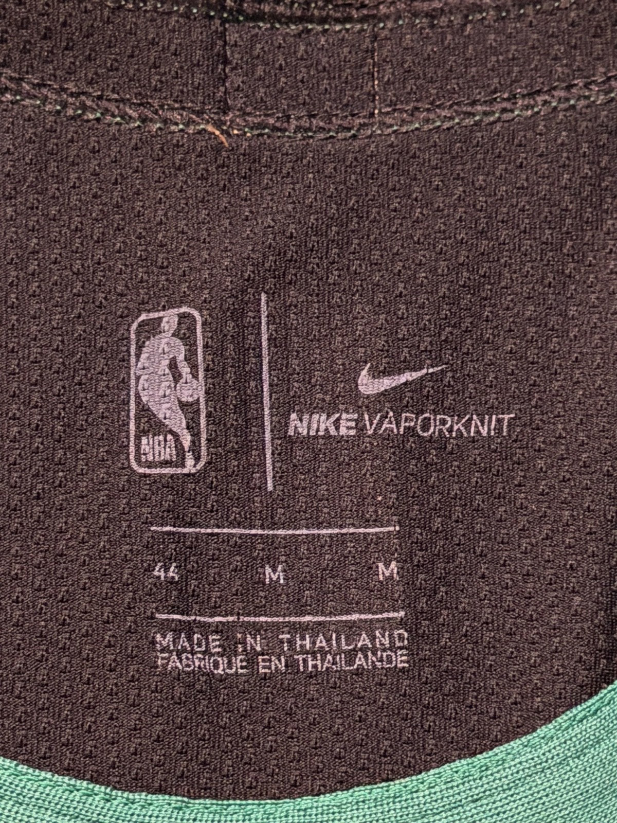 Jayson Tatum Boston Celtics Jersey #0 Nike VaporKnit Authentic Black Size 44 (M) NBA