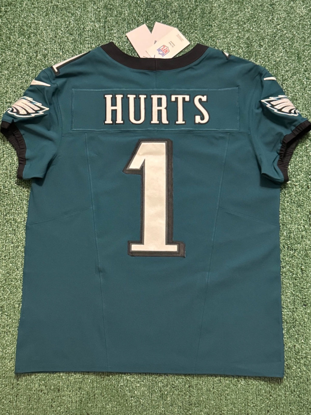 Jalen Hurts Philadelphia Eagles Jersey #1 Nike Vapor FUSE Elite Green size 44 (Large) NFL