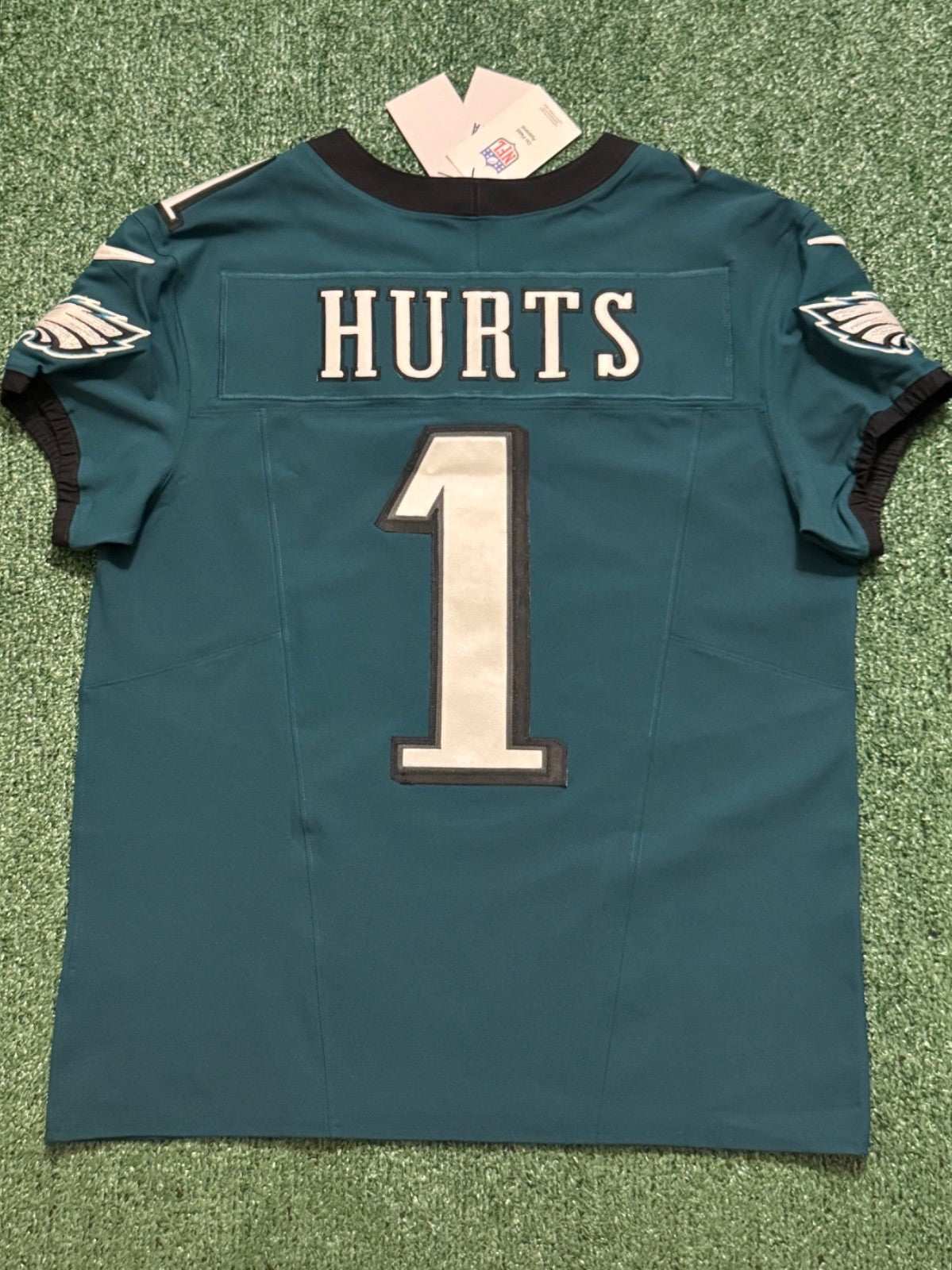 Jalen Hurts Philadelphia Eagles Jersey #1 Nike Vapor FUSE Elite Green size 44 (Large) NFL